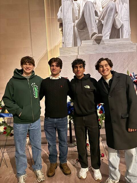 Delegates together in Washington, D.C. during NAIMUN