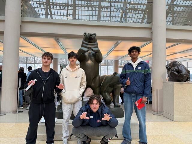 Delegates exploring New York City during NHSMUN