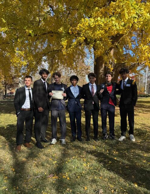 The American Heritage delegation at VAMUN